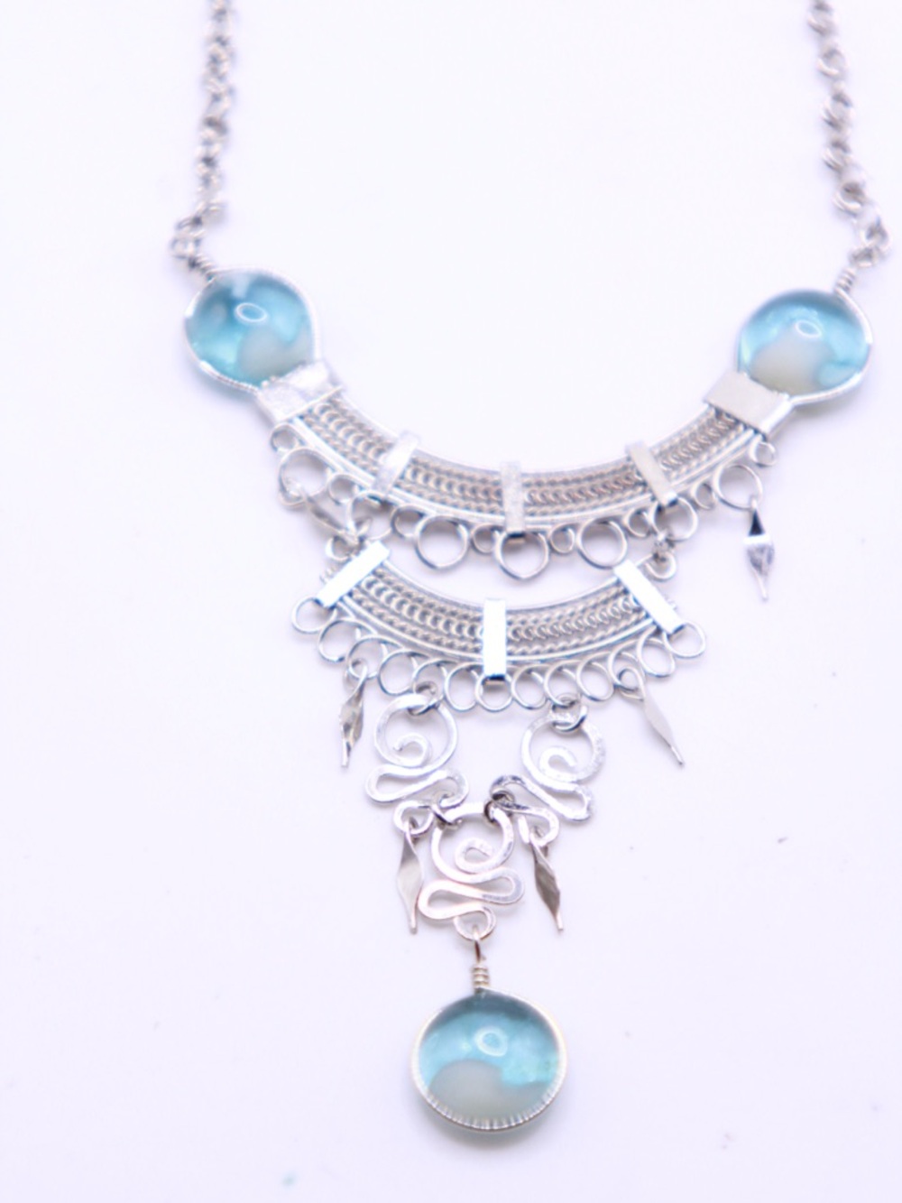 Handmade Peruvian Alpaca Silver Necklace